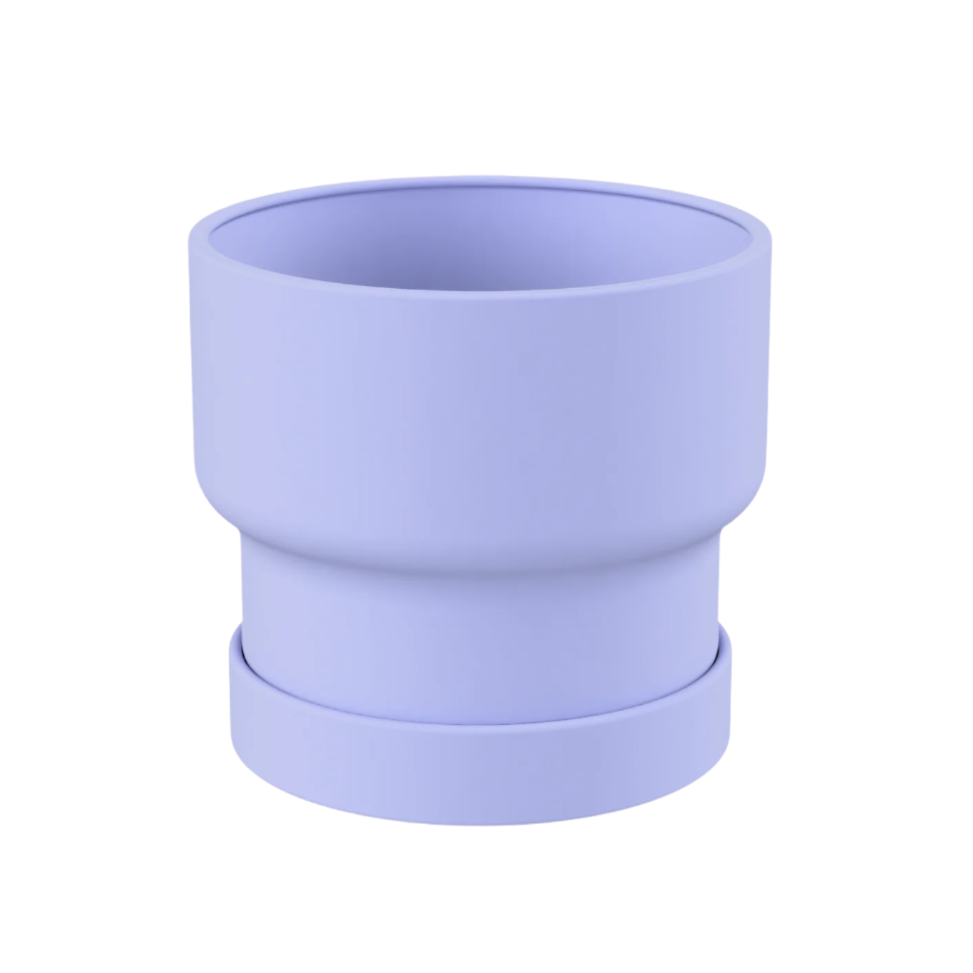 Indoor pot / planter with water tray and heart-shaped details
