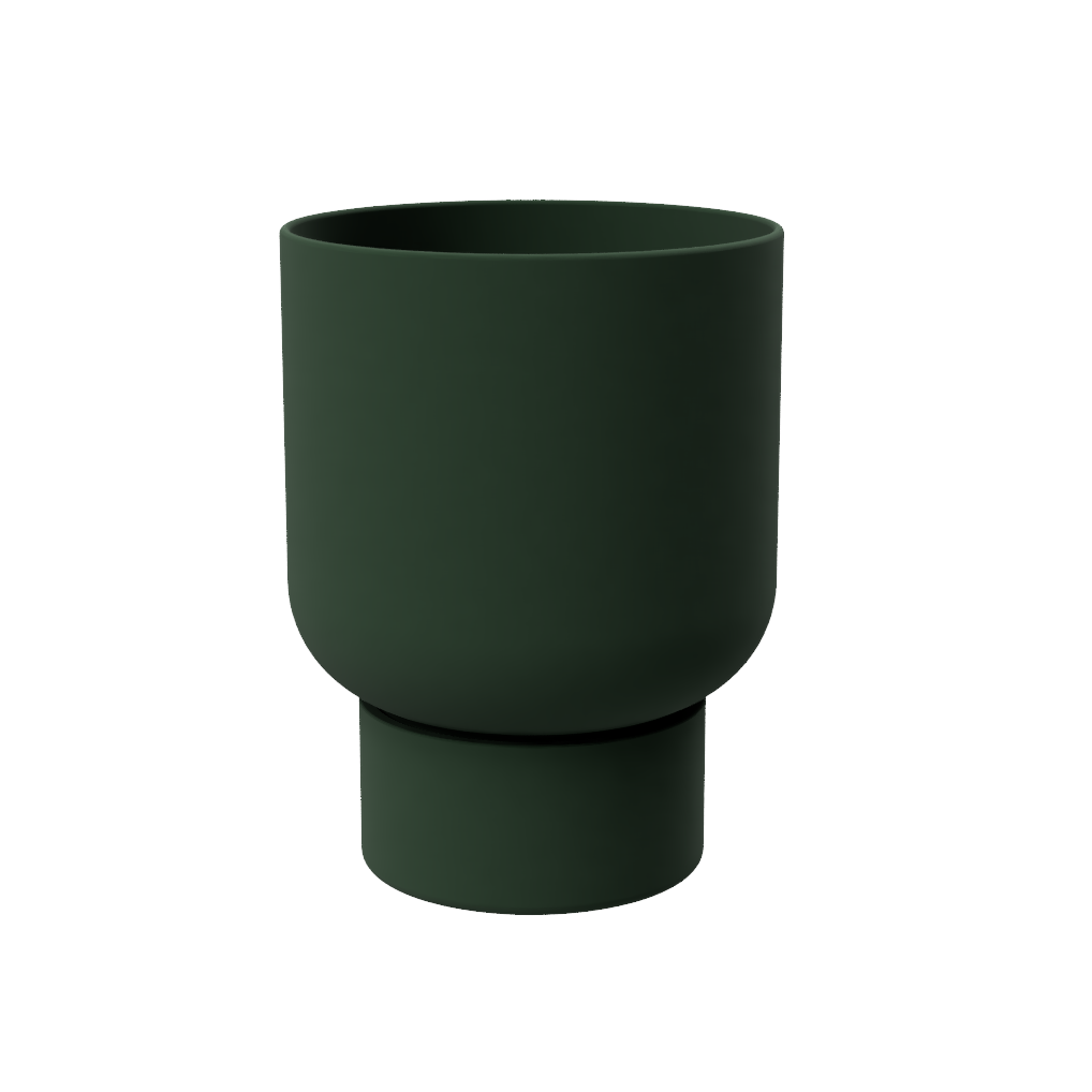 Tall self-watering planter